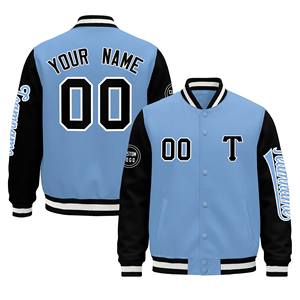 Veste d'hiver respirante et écologique en laine avec patchs chenille style hip-hop vintage, coupe-vent grande taille, vente chaude - Product Image 3