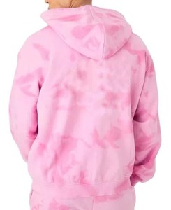 Pink <b>Tie</b> <b>Dye</b> Tracksuit Hoodie And Pants <b>Set</b> Casual Wear For Men Breathable Running Wear Material Solid Casual wear Men Acid Wash - Product Image 2