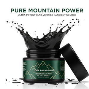Emballage personnalisé, qualité supérieure, best-seller, résine de pierre de shilajit de l'Himalaya pure et naturelle pour achat en gros - Product Image 3