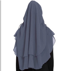 Pañuelo ligero elástico en cuatro direcciones para mujer, chal largo de muselina, hiyab de algodón antiestático estilo turco al por mayor - Product Image 3