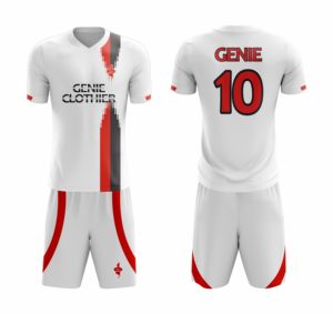 Uniformes de Fútbol para Hombre Sublimados con Logotipo Personalizado al por Mayor, 100% Poliéster de Secado Rápido, Mangas Cortas, Servicio OEM de Verano - Product Image 1