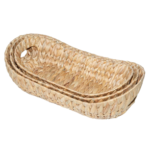 Cesta de Almacenamiento para Baño Ecológica de Jacinto de Agua, Fabricante Mayorista de Portarrollos de Papel Higiénico de Mimbre Natural de Vietnam - Product Image 1