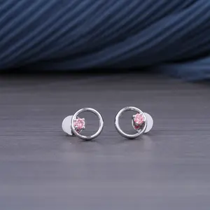 Vente en gros de boucles d'oreilles en or blanc 18 carats 2,06 carats pour femmes de haute qualité Collection de bijoux de créateurs Beaux bijoux tendance VS1 GIA