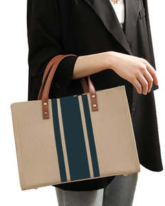 Bolsa de Regalo y Compras de Yute con Cierre de Cremallera y Estampado Personalizado - Product Image 3