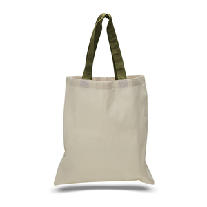 Shopping <b>Bag</b> With Short Handle Custom Printed And Size Durable Adjustable Cotton Fashion Water Resistant Supplier - Product Image 1