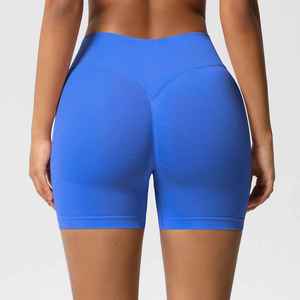 ชุดโยคะฟิตเนส ระบายอากาศได้ดี ยกสะโพก กางเกงโยคะเอวต่ำ ขาสั้นออกกำลังกายใส่สบาย - Product Image 4