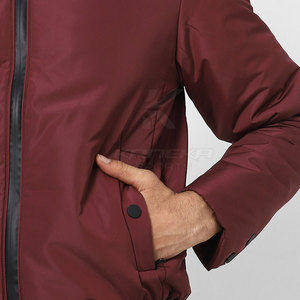 Veste bomber décontractée pour homme, prix de gros, avec col montant et logo frontal, service OEM, couleur et taille personnalisées - Product Image 5