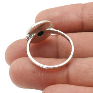 Anillos de Perlas de Agua Dulce Hechos a Mano, Plata de Ley 925, Precio al por Mayor, Joyería Bohemia, Engaste en Bisel, Suministro Directo Clásico - Product Image 2