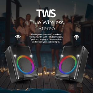 ลำโพงบลูทูธแบบพกพาขนาด 15 นิ้ว พร้อมระบบเพิ่มประสิทธิภาพเสียง ดีไซน์ปรับมุมได้ - Product Image 3