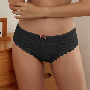 กางเกงในผ้าฝ้ายทรงบิกินี่เอวต่ำ แบบเว้าสูง ยืดหยุ่นได้ดี สำหรับผู้หญิง - Product Image 5