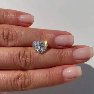 Diamantes Sueltos Sintéticos HPHT CVD con Corte Corazón de Lujo, de 1-8 Quilates, Certificados por IGI, Claridad VS, en Oferta - Product Image 1