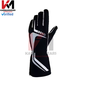 Proveedor Mayorista de Guantes de Karting de Gamuza con Costura Externa, Guantes de Carreras de Karting con Logotipo Personalizado para Importadores Globales - Product Image 2