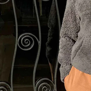 Sweat-shirt à capuche gris pour homme, en molleton, décontracté, pour l'hiver, avec poche, anti-boulochage, tricoté, coupe classique, 100% coton, respirant, séchage rapide - Product Image 2