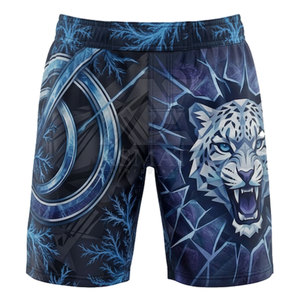 Pantalones Cortos de Competición de Lucha Libre para Hombre con Material de Secado Rápido y Diseño Atlético Flexible - Product Image 4