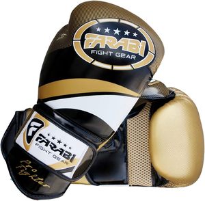 Gants de boxe d'entraînement en cuir PU Farabi personnalisés avec logo, sérigraphiés, légers, pour MMA et Muay Thai, vente en gros - Product Image 2