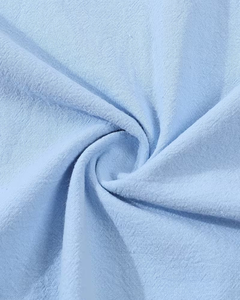 Men's Light Blue Solid Color Short Sleeve Pique for Shirt Regular Fit Casual Breathable Digital Printed Jersey Fabric - Product Image 5