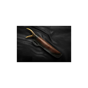 Cuchillo de Caza de Hoja Fija Hecho a Mano por PAK ENTERPRISES con Mango de Asta de Ciervo, Hoja de Acero Inoxidable, Cuchillo de Supervivencia para Campismo al Aire Libre - Product Image 2