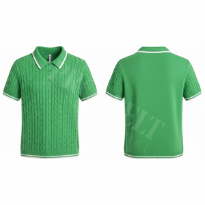 Nouveau Polo Tricoté Tendance 2026 pour Hommes – Qualité Supérieure Coton Polyester Manches Courtes Séchage Rapide - Product Image 3