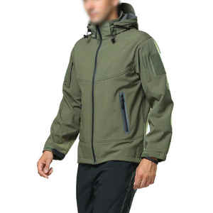 Chaqueta Softshell para Hombre, Impermeable, de Secado Rápido, con Cierre Frontal y Logotipo, Precio de Fábrica al Por Mayor, Personalizable, Alta Calidad, 2026 - Product Image 3