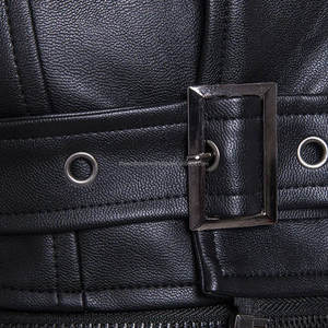 Nueva llegada ajustable chaqueta de cuero suave para hombres ropa de moda manga larga nuevo último estilo chaqueta de cuero para hombres - Product Image 6