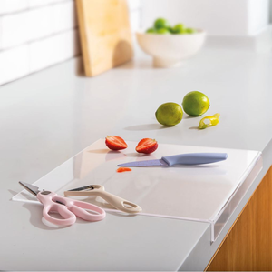 Organiseur de cuisine moderne en acrylique, planches à découper pour protéger le comptoir, pour la découpe de viande, fruits, pain, légumes. - Product Image 4