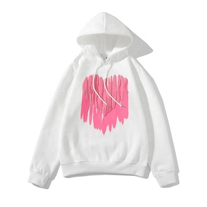 Sweat à capuche tendance en coton mélangé pour homme, avec impression en relief et logo personnalisé, respirant, vente en gros - Product Image 4