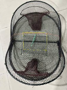 Nasse à Calamar Pliable à Double Nœud en Acier Galvanisé et Filet PE pour la Pêche aux Poulpes – Haute Résistance, Longue Durée, Résistante à l'Abrasion - Product Image 5