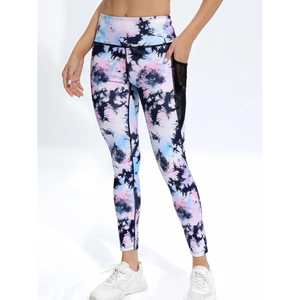 Leggings de Cintura Alta para Mujer, Suaves, para Uso Diario, Pantalones Deportivos, Lisos, Transpirables, de Poliéster - Product Image 1