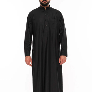 Premium Japanese Polyester <b>Thobe</b> – Anti-Wrinkle Opaque <b>Men</b>’s Islamic Robe Wholesale - Product Image 3