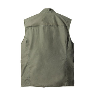 Chaleco Polar para Hombre, Transpirable, de Poliéster, con Logotipo Personalizado OEM, Corte Ajustado, Sin Mangas, con Cierre Completo, para Caza y Actividades al Aire Libre - Product Image 1