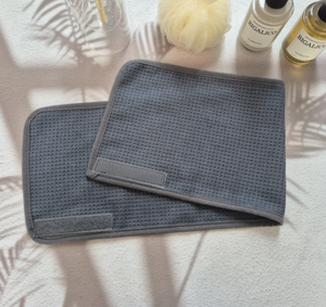 (Ace One) Turban carré en microfibre gaufrée – Fabriqué en Corée, pour l'esthétique et les soins de la peau - Product Image 3