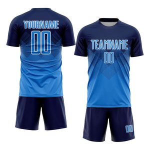 Ensemble d'uniformes de football personnalisés de style actuel pour hommes adultes, haute qualité, séchage rapide, 100% polyester avec personnalisation - Product Image 4