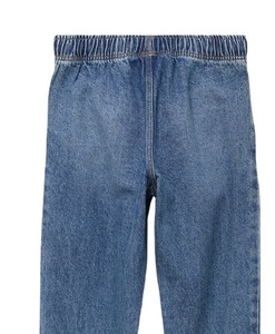 Jeans décontractés bleus pour garçons, 100 % coton, coupe droite, taille élastique, coupe-vent, séchage rapide, écologiques et respirants - Product Image 4