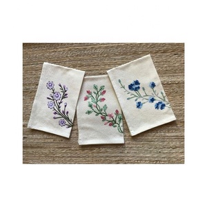 Serviette brodée en tissu de coton imprimé d'usine en gros Serviettes de cuisine golf La vie est meilleure Arroseurs Serviette imprime - Product Image 3