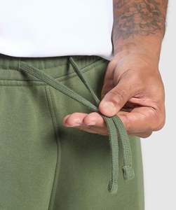 Pantalon de jogging streetwear pour homme à logo personnalisé, en toile légère délavée à l'acide, avec cordon de serrage, écologique, vente en gros à bas prix - Product Image 5