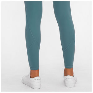 Legging de yoga simple pour femme, taille haute, sans couture, respirant, écologique, séchage rapide, effet push-up, compression, pour femme - Grande Vente - Product Image 5