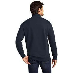 Suéter de punto para hombre con media cremallera, manga larga, a rayas, con bloques de color, cuello alto, ropa deportiva informal, sudadera de golf con cremallera de cuarto para hombre - Product Image 5