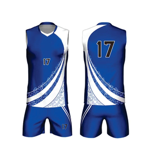 Latest Design Unique Style <b>Volleyball</b> Uniform <b>Sets</b> OEM Service Customized Colors Logo High Quality 100% Polyester for Men Adults - Product Image 4