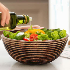 ชามผลไม้ไม้มะม่วงสำหรับตกแต่งบ้านของขวัญคริสต์มาสดีไซน์โบราณชามตกแต่งรูปทรงไม้ - Product Image 3