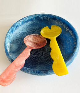 Juego de Servidores de Ensalada de Resina, Incluye Cuchara para Helado, Ecológico, Apto para Lavavajillas, Moderno, Multifuncional, Estilo Americano, Largo, para Bodas - Product Image 2