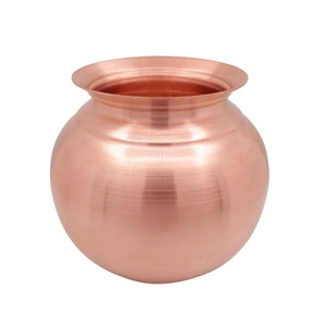 Pure Copper <b>Mug</b> Classic Design Eco-Friendly Portable <b>Large</b> Capacity Leak-Proof with Handle - Product Image 1