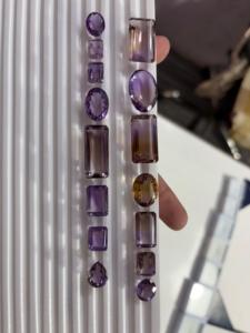 Ametrine véritable de qualité supérieure, facettée, pour la création de colliers, au meilleur prix auprès d'un fournisseur indien. - Product Image 2