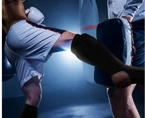 PROFIT SPORTS - Espinilleras de Tela de Algodón Ligeras y Cómodas de Alto Rendimiento para Kickboxing, Protección Básica para Entrenamiento - Product Image 5