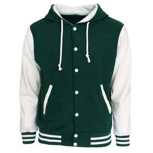 Chaquetas Universitarias Formales de Lona Recubierta de Talla Grande al por Mayor con Logotipo Personalizado en la Parte Delantera para Unisex - Product Image 1
