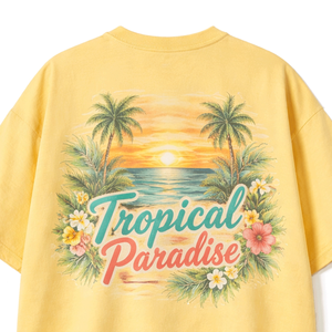 T-shirt personnalisé pour homme, 100% coton, qualité luxe, col rond côtelé, épaules tombantes, streetwear, t-shirt oversize pour homme - Product Image 5