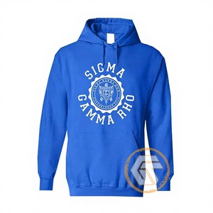 Sweat à capuche personnalisé en molleton de coton brodé Sigma Gamma Rho, de haute qualité, pour femmes, vêtements grecs de sororité - Product Image 1
