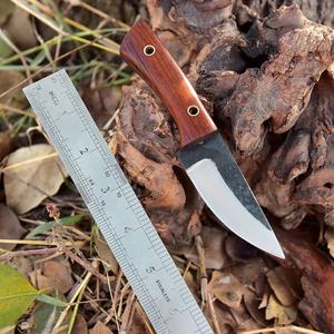 Cuchillo de Caza de Hoja Fija de Acero con Alto Contenido de Carbono, Punta Caída, Mango de Hueso, Grado Industrial, Herramienta para Camping al Aire Libre, Alta Durabilidad, 3 Años de Garantía - Product Image 2
