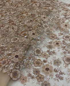 <b>Top</b> Demanded Handwork Beads Tulle Fabric For Luxury Bridal Gowns Wedding Dresses Evening Wear And Party Dresses for Sale - Product Image 4
