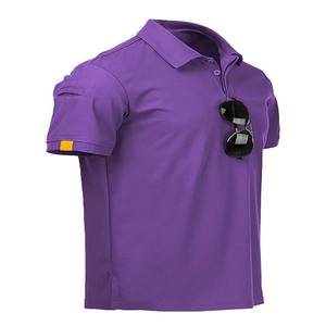 Chemises polo pour hommes, nouvelle collection, design tendance, logo personnalisé, couleur unie, respirantes - Product Image 1