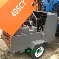 7 Bar 36.8kw 40SCY-7 Diesel Portable Petit Compresseur D'air À Vis De Remorque